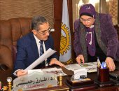 محافظ الغربية يبحث مع السكرتير العام تطوير الهوية البصرية للمحافظة