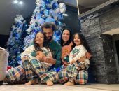 محمد صلاح يحتفل مع عائلته بأعياد الكريسماس.. صور