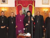 بطريرك الأقباط الكاثوليك يستقبل رئيس الكنيسة الأسقفية الإنجليكانية.. صور