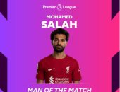 محمد صلاح أفضل لاعب في مباراة أستون فيلا ضد ليفربول بالدوري الإنجليزي