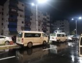 استمرار سقوط الأمطار الغزيرة في بورسعيد.. صور