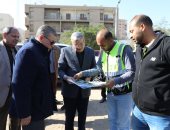 محافظ المنيا يتفقد الأعمال الإنشائية بمستشفى أبو قرقاص المركزى