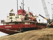 تصدير خام الكلنكر إلى دول أفريقيا عبر الأرصفة الجديدة بميناء شرق بورسعيد