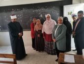 وكيل أزهر الإسكندرية يتفقد لجان الامتحانات بمعاهد غرب.. صور