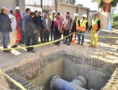 محافظ أسيوط يتفقد أعمال تنفيذ مشروع إحلال وتجديد محطة مرشحة ساحل سليم