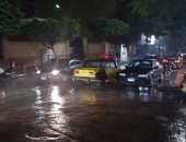 هطول أمطار مسائية متوسطة على وسط الإسكندرية