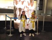 دورة تدريبية بمتحف كفر الشيخ وأطفال يرتدون الزي الفرعوني.. صور