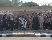 القوات المسلحة تنظم زيارة لوفد من شباب مصر الدارسين بالخارج لقيادة قوات الصاعقة