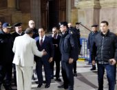 مدير أمن بورسعيد يتفقد الخدمات الأمنية بمحيط الكنائس.. صور 