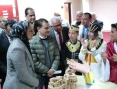 نائب محافظ الوادي الجديد تفتتح معرض تراث الواحات بقصر ثقافة موط  