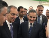 محافظ الغربية ووزير الاتصالات يتفقدان مكتب بريد المحطة وسنترال العجيزى.. فيديو وصور