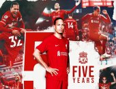 أرقام لا تفوتك فى مسيرة فان دايك مع ليفربول فى رحلة الـ5 سنوات