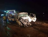 مصرع 3 أشخاص فى حادث تصادم على الطريق الصحراوي بالإسكندرية 