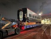 وصول القطارين الثالث والرابع من قطارات تالجو الفاخرة لميناء الإسكندرية.. صور