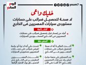 لا صحة لتحصيل ضرائب على حسابات مستوردى سيارات المصريين بالخارج.. إنفوجراف