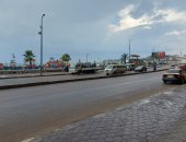 "نوة رأس السنة".. أمطار متوسطة بالإسكندرية وتراكم للسحب الرعدية..  صور