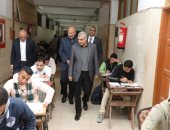 رئيس جامعة الزقازيق يتفقد سير أعمال امتحانات الفصل الدراسى الأول  