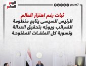 الرئيس السيسى يتابع منظومة الضرائب ويوجّه بتسوية الملفات المفتوحة.. إنفوجراف