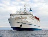 سفينة "لوجوس هوب" ترسو بميناء بورسعيد السياحى (فيديو)