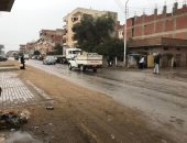 سقوط أمطار على مدينة زفتى فى الغربية…صور 
