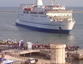 السفينة "لوجوس هوب" أكبر مكتبة عائمة بالعالم تصل ميناء بورسعيد.. صور