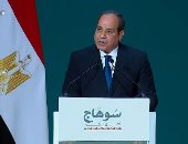 الرئيس السيسى: "ماضون قدما فى مسيرة تطوير صعيد مصر"