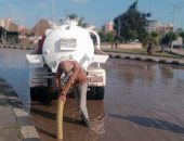 تحسن حالة الطقس فى كفر الشيخ واستمرار رفع تجمعات مياه الأمطار..فيديو وصور