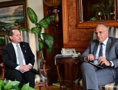 وزير الرى يلتقى القائم بأعمال السفير الأمريكي بالقاهرة 