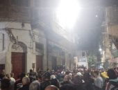 انهيار عقار فى منطقة الجمرك بالإسكندرية وجارٍ البحث عن ناجيين