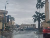 الأمطار تضرب الإسكندرية فى نوة "عيد الميلاد" وانخفاض ملحوظ فى درجات الحرارة