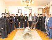نائب محافظ الجيزة تزور مطرانية أكتوبر وأوسيم لتقديم التهنئة بعيد الميلاد