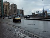 أمطار غزيرة منذ الفجر في أول أيام شهر طوبة بالإسكندرية.. فيديو وصور