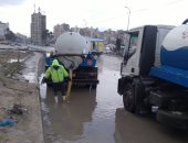"صرف الإسكندرية": الأمطار الغزيرة لم تسبب إعاقة مرورية وجارٍ تصريف المياه