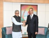 وزير الاتصالات يعرض على نظيره الهندى التعاون لتدريب الشباب المصرى