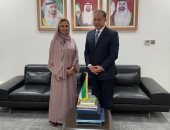 سفير مصر بأبو ظبى يلتقي مندوب الإمارات لدى الوكالة الدولية للطاقة المتجددة