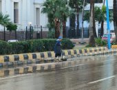 أمطار على الإسكندرية واستمرار رفع حالة الطوارئ.. فيديو وصور