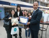 مطار مرسى علم الدولى يستقبل أول رحلة طيران عارض من مطار مالبينسا بإيطاليا