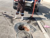 صرف صحى الإسكندرية: استمرار تطهير الشنايش ورفع مخلفات الأمطار.. صور