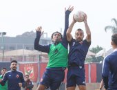 مباراة كرة يد وظهور مروان عطية في ملخص مران الأهلي اليوم.. صور