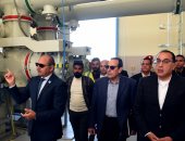 رئيس الوزراء يتفقد محطة محولات كهرباء الشيخ زويد   