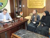 محافظ المنوفية يقرر صرف مساعدة عاجلة لشاب تعرض لحادث