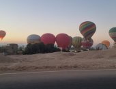 سماء الأقصر تشهد تحليق 23 رحلة بالون على متنها 460 سائح من حول العالم
