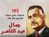 الذكرى الـ 105 لميلاد الزعيم جمال عبد الناصر.. كاريكاتير اليوم السابع
