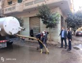 استمرار رفع مياه الأمطار بقرى ومدن كفر الشيخ واستقرار حالة الطقس.. صور