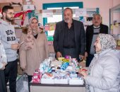 تقديم الرعاية الطبية لـ 1286 بقافلة جامعة طنطا بقرية كفر أبو جندى مركز قطور