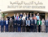 رئيس جامعة المنصورة يترأس مجلس التصويت على أعضاء لجنة اختيار عميد التربية الرياضية