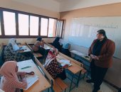 وكيل وزارة التربية والتعليم يتابع سير امتحانات نصف العام بمدارس الشيخ زويد