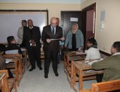 انتظام سير امتحانات نهاية الفصل الدراسي الأول للشهادة الإعدادية ببنى سويف