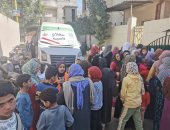 جامعة السادات تنظم قافلة طبية فى قرية زاوية رزين بالمنوفية ضمن "حياة كريمة"