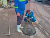 الصرف الصحى بالإسكندرية: أعمال تطهير الشنايش لرفع العبء عن الشبكات 